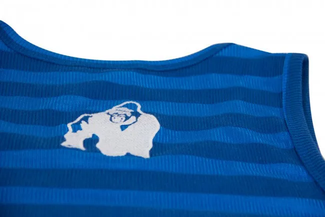 Gorilla Wear - Stripe Stretch Tank Top - Blue