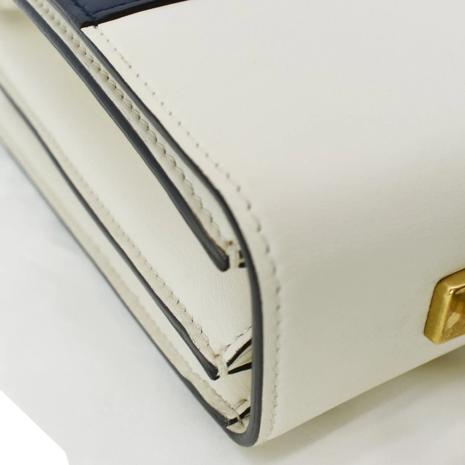 GUCCI Dionysus Bamboo Medium Leather Top Handle Shoulder Bag White - 10% Off