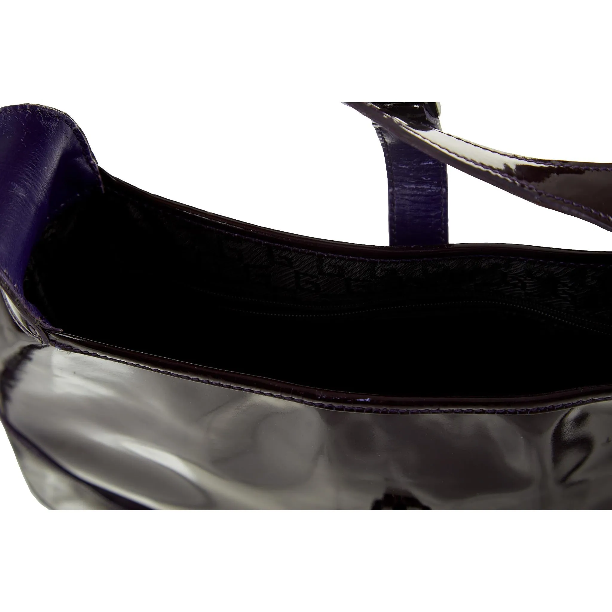 Gucci Purple Patent Jackie Bag