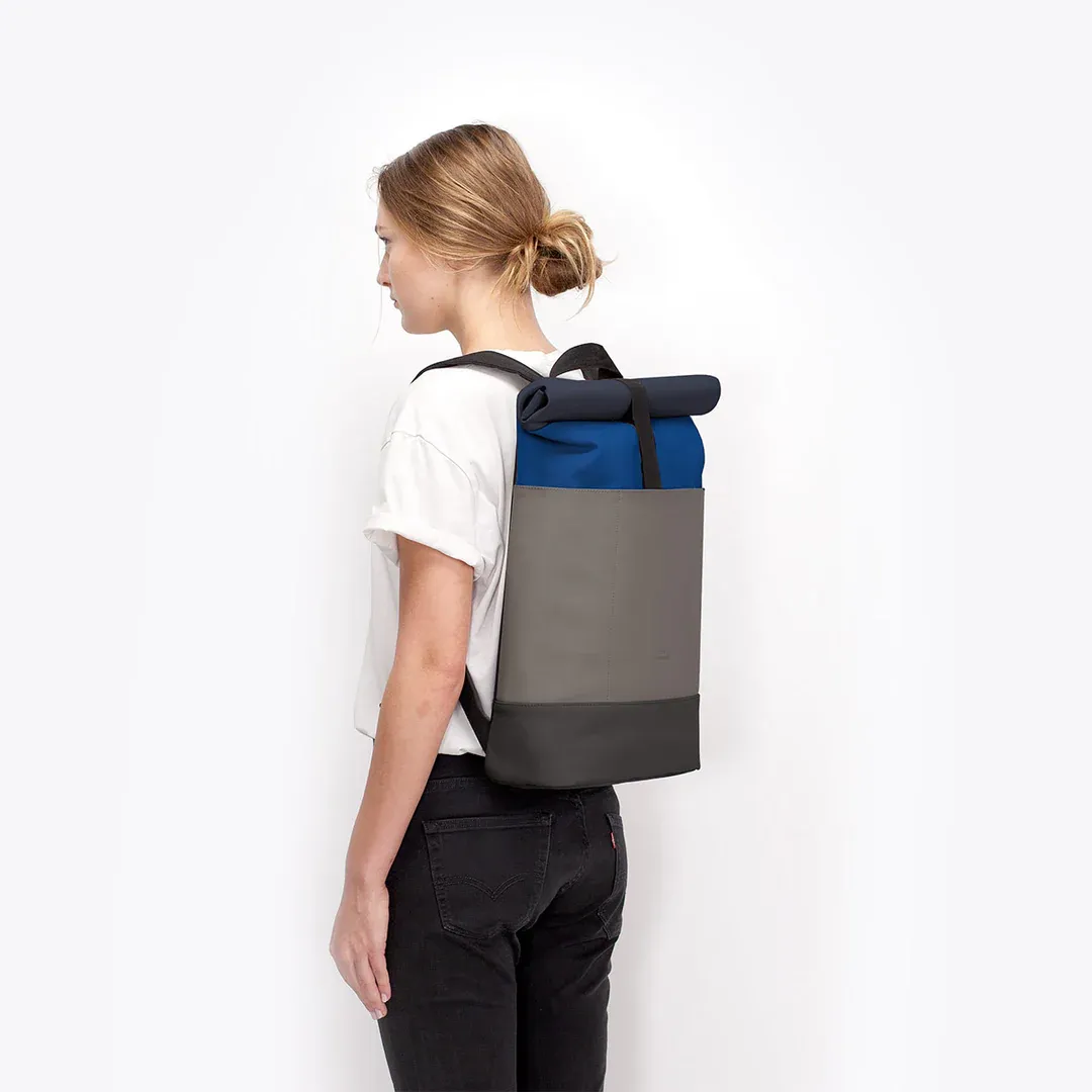 HAJO MEDIUM BACKPACK - LOTUS ROYAL BLUE/DARK GREY