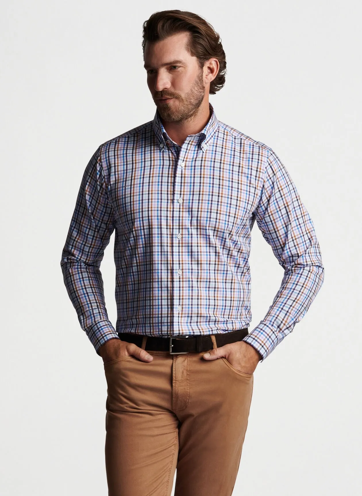 Hep Sport Shirt in Dark Plum