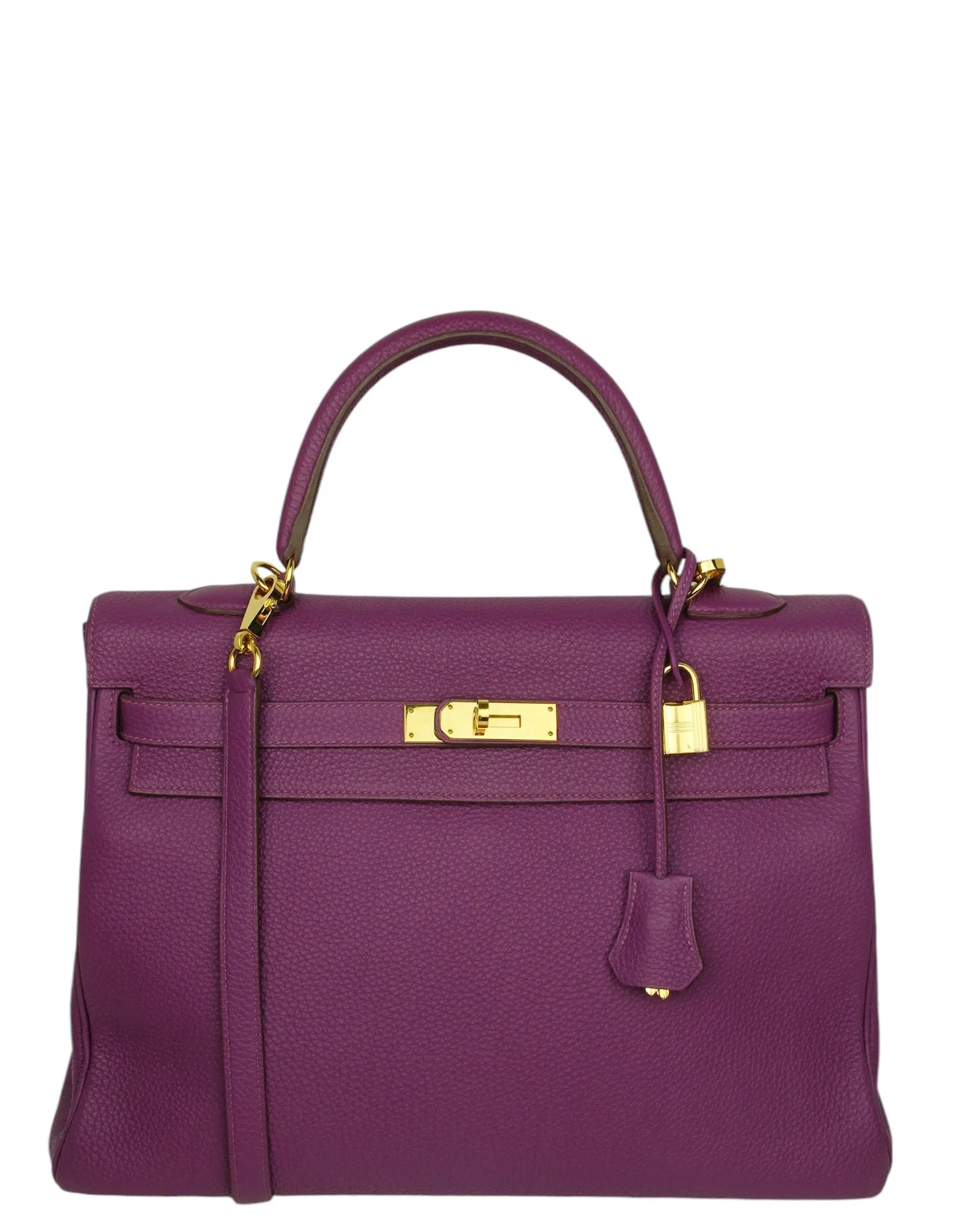 Hermes Anemone Togo Leather 35cm Kelly Bag GHW