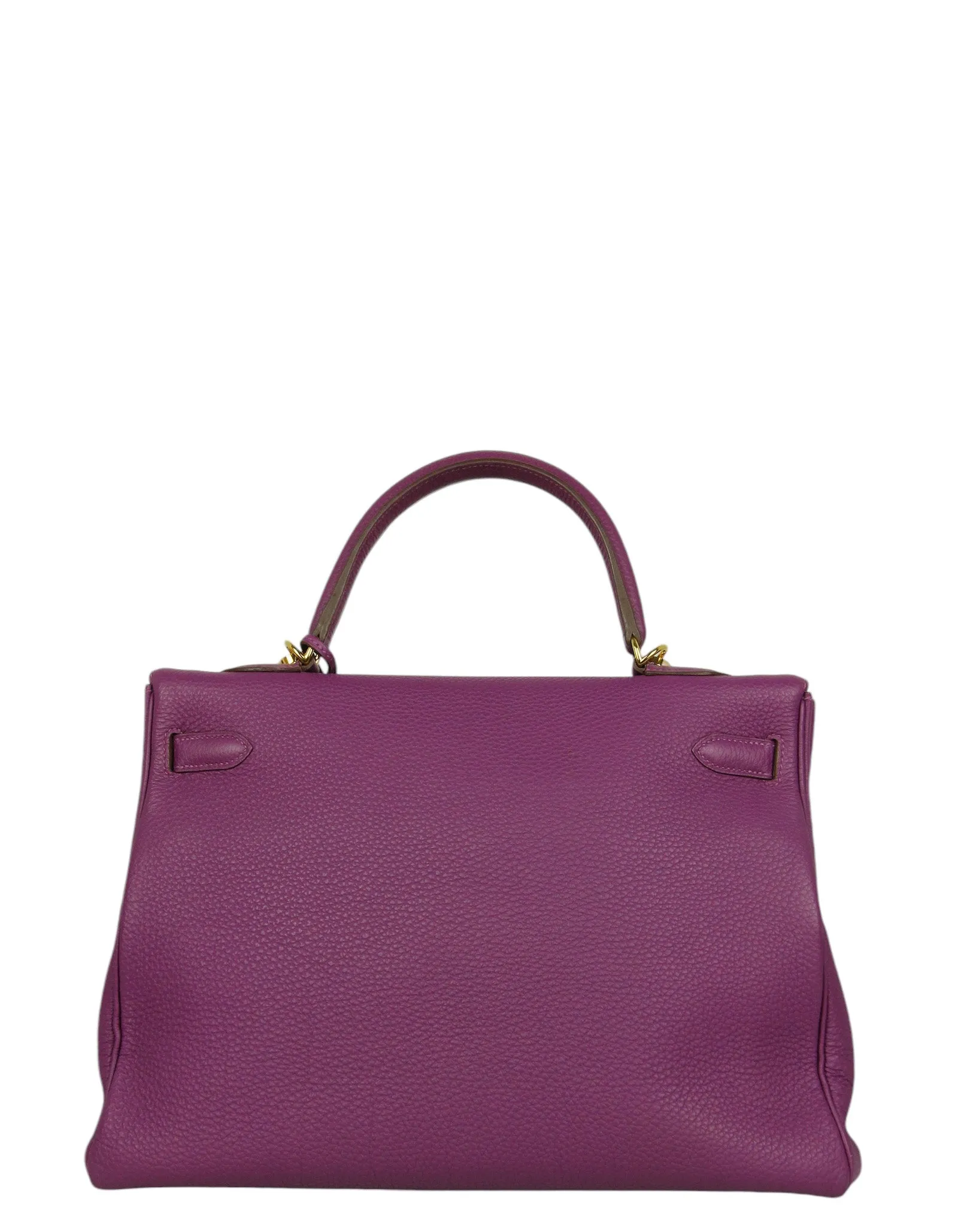 Hermes Anemone Togo Leather 35cm Kelly Bag GHW