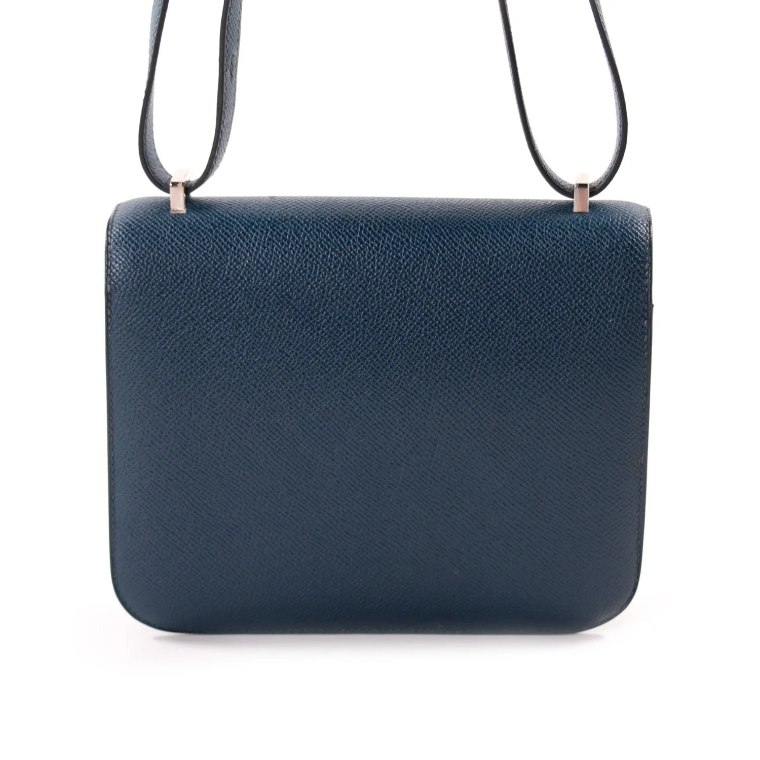 Hermès Mini Constance 18 Navy Blue Epsom