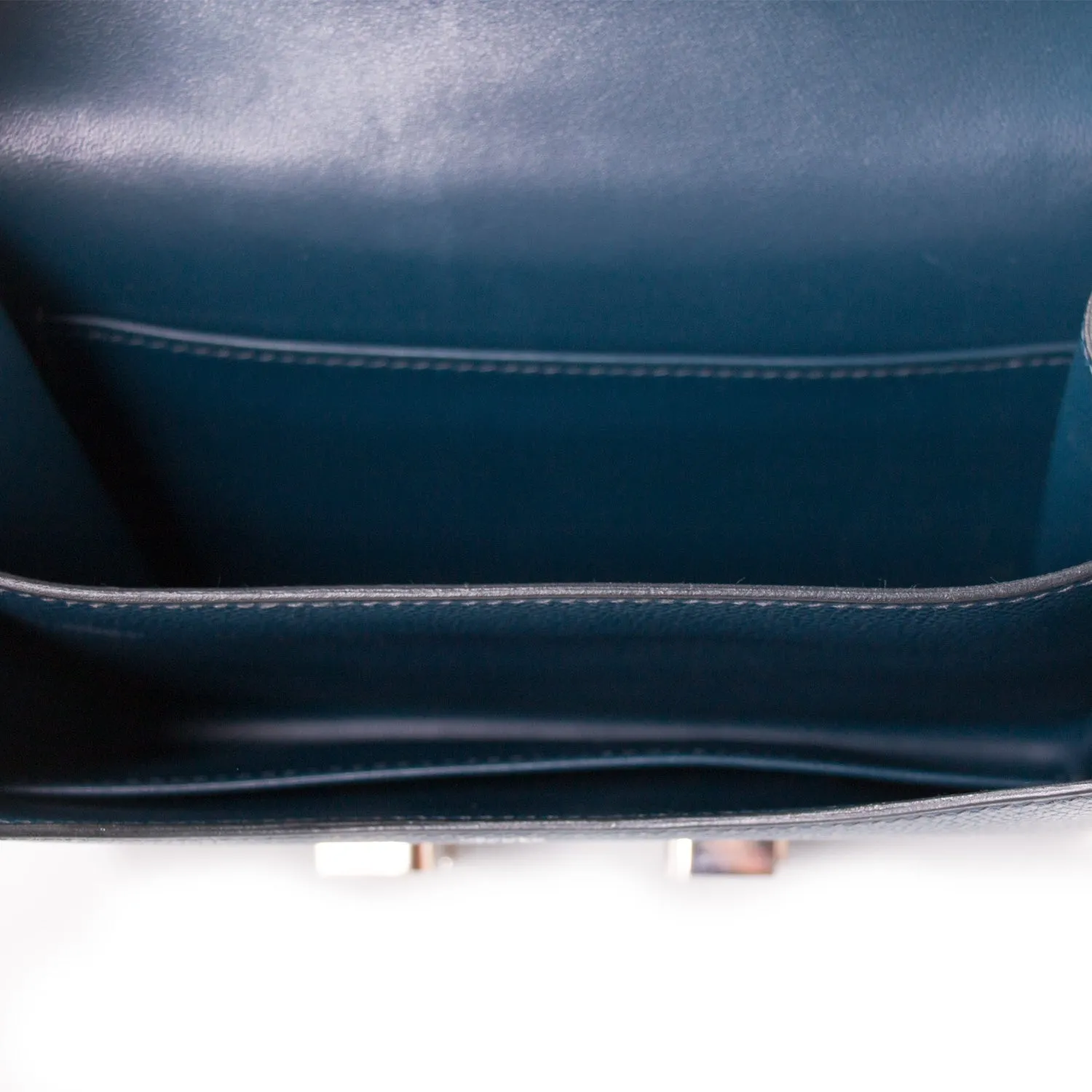Hermès Mini Constance 18 Navy Blue Epsom