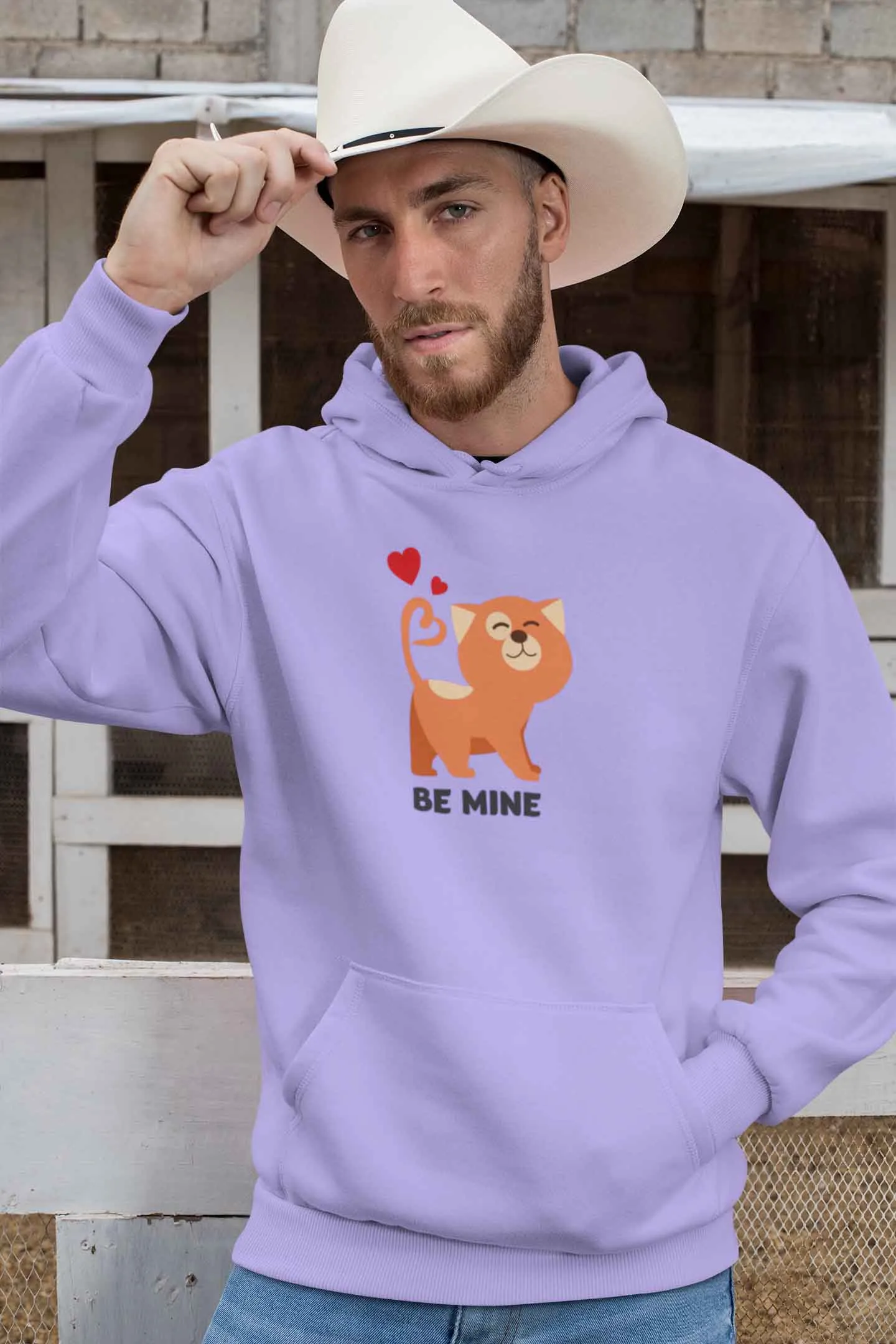 Hoodie (Men) - Be Mine Valentine (7 Colours)