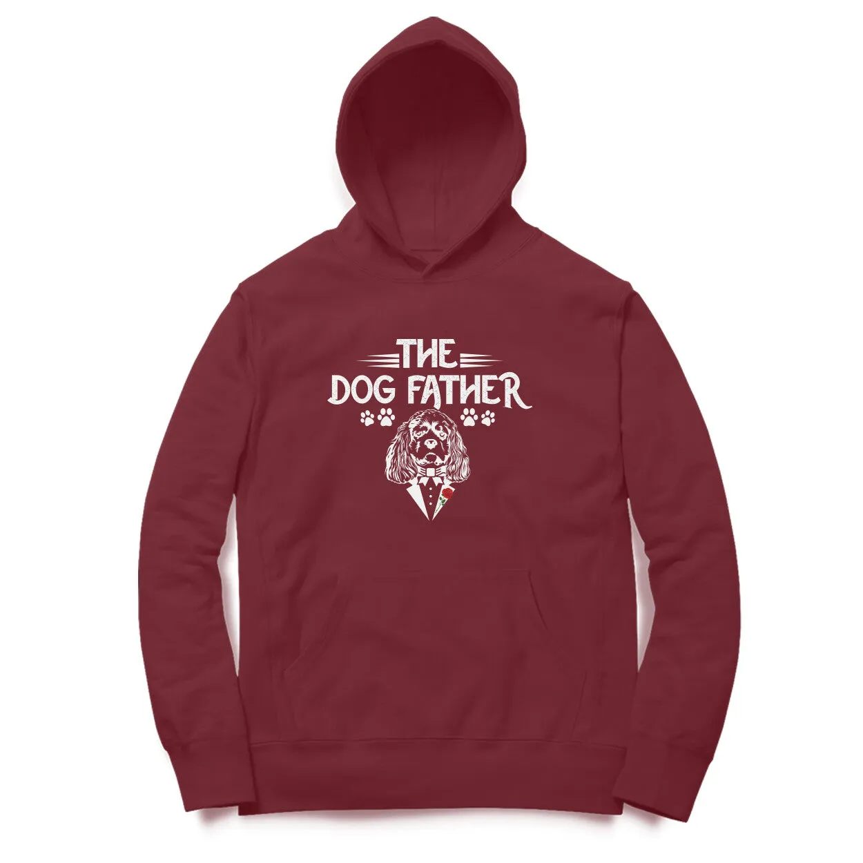 Hoodie (Men) - Classy Dogfather (4 Colours)