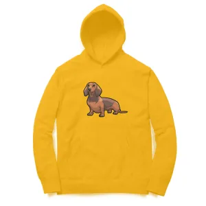 Hoodie (Men) - Dash Dash Dachshund (7 Colours)