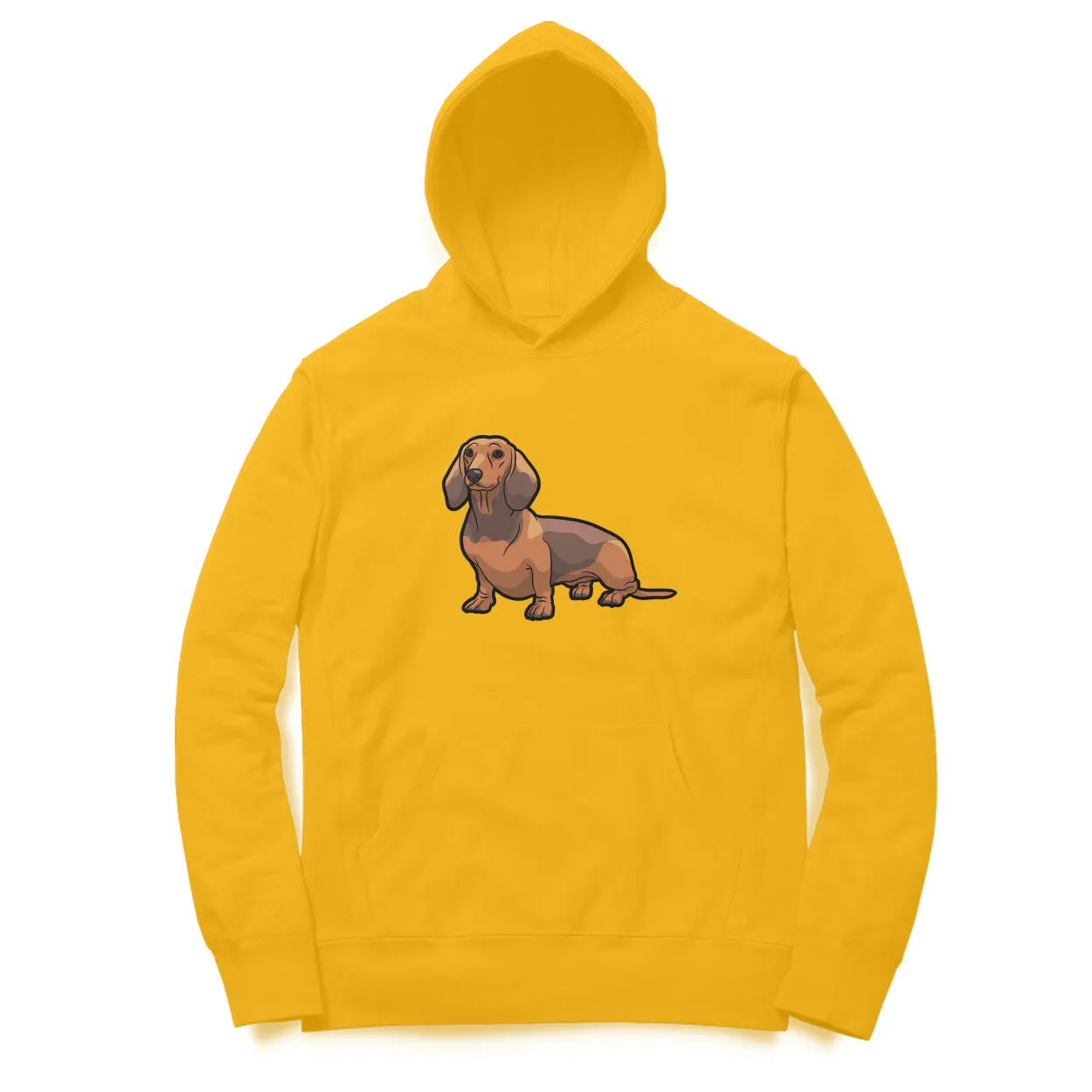 Hoodie (Men) - Dash Dash Dachshund (7 Colours)