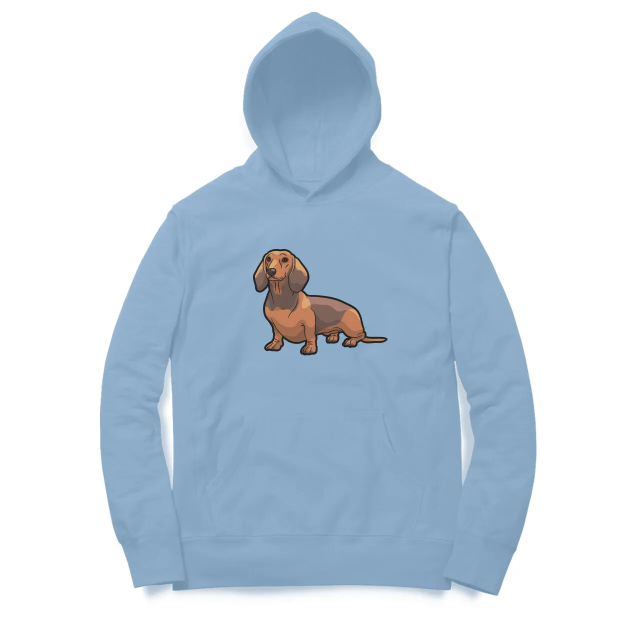 Hoodie (Men) - Dash Dash Dachshund (7 Colours)