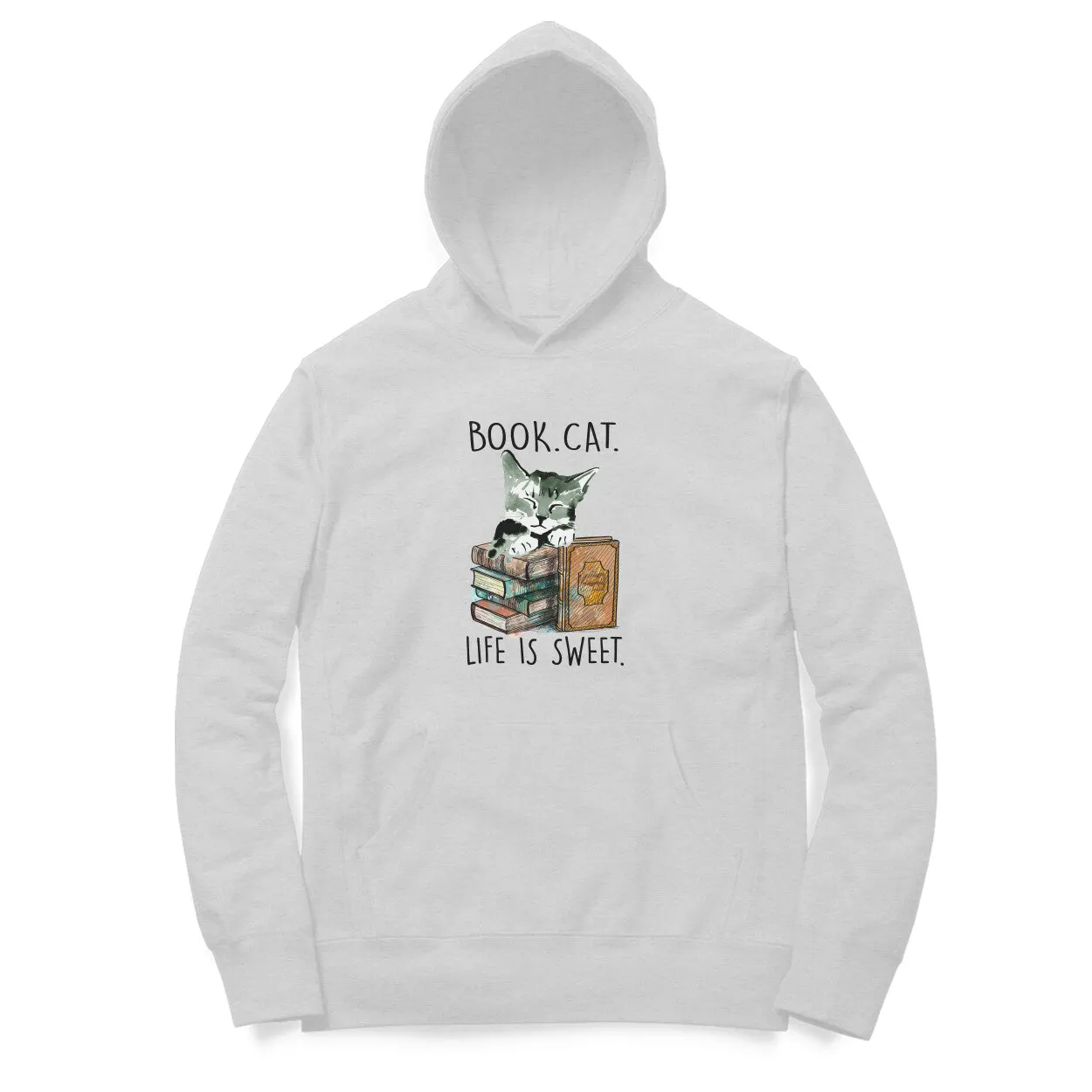 Hoodie (Men) - Nerdy Kitty (5 Colours)