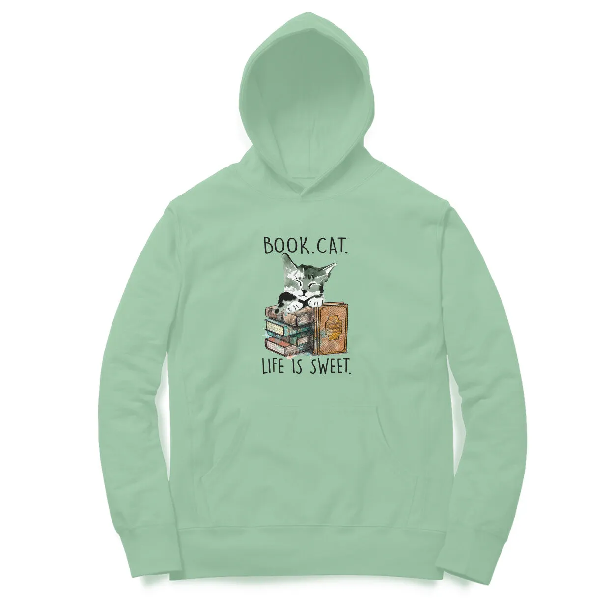 Hoodie (Men) - Nerdy Kitty (5 Colours)