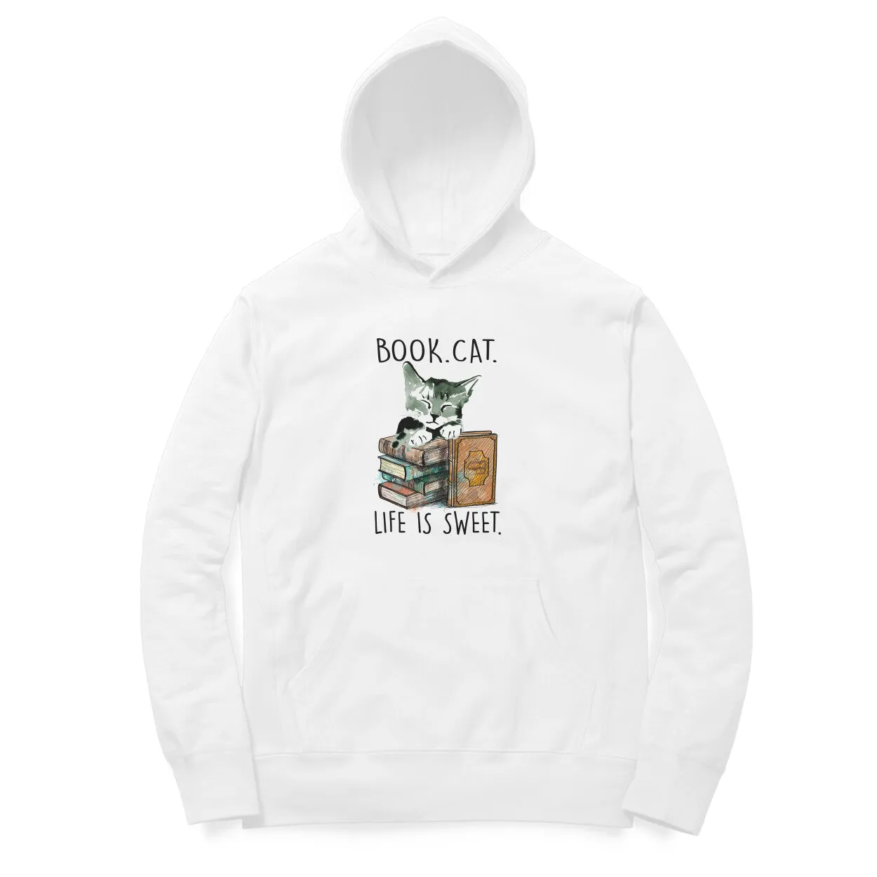Hoodie (Men) - Nerdy Kitty (5 Colours)