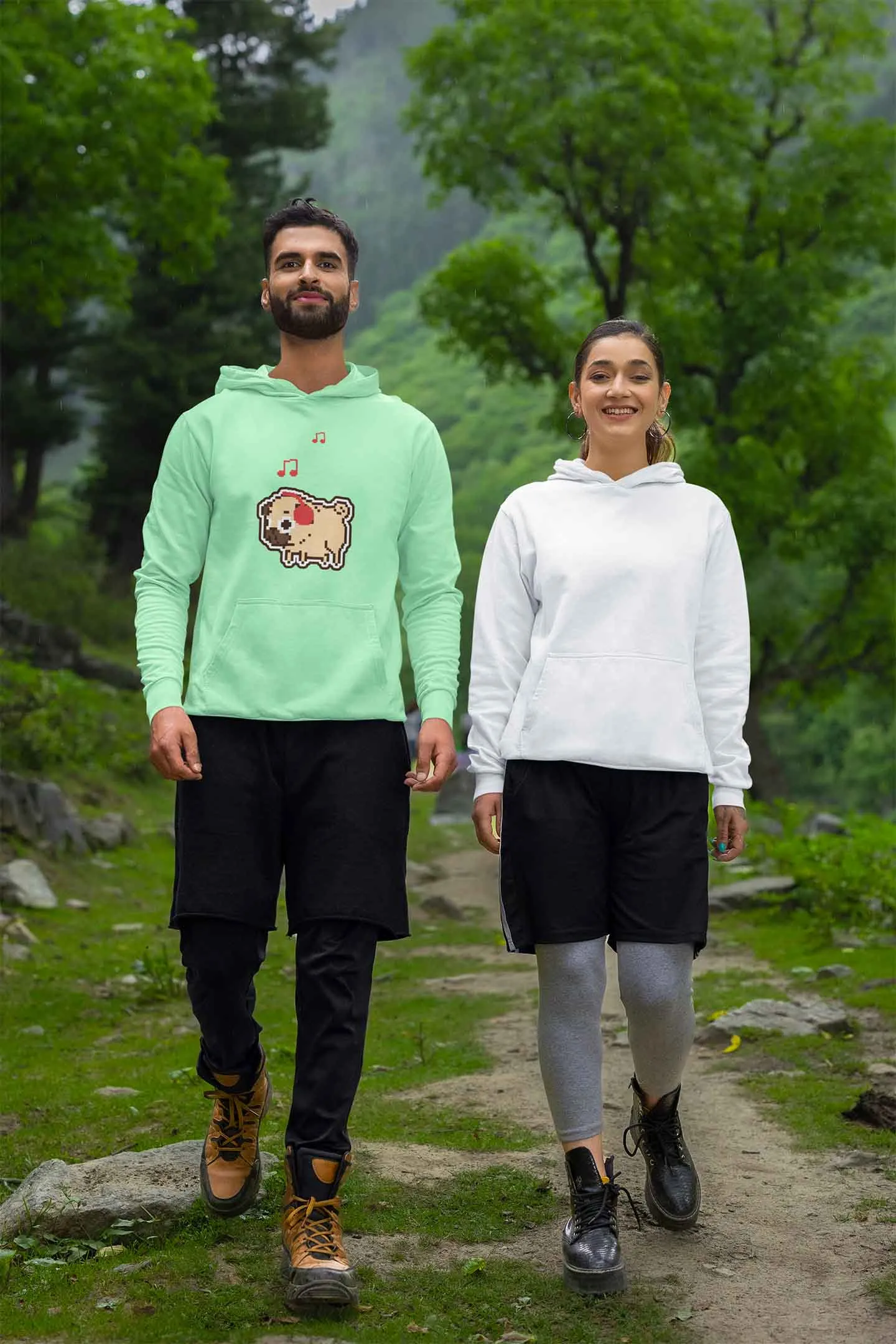 Hoodie (Men) - Puggy Baby (7 Colours)