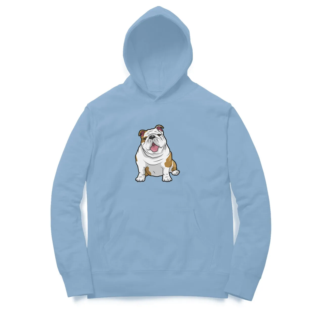 Hoodie (Men) - Wringkly Sprinkly Bulldog (12 Colours)