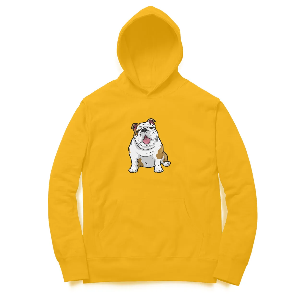 Hoodie (Men) - Wringkly Sprinkly Bulldog (12 Colours)
