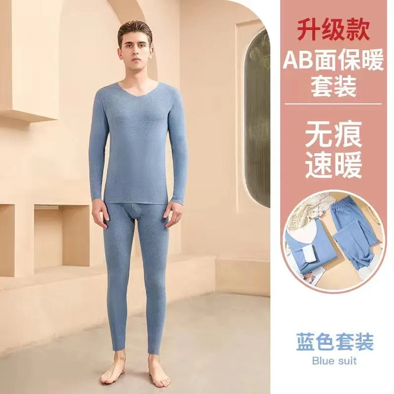 INSTOCK-Seamless thermal double-sided round neck warm clothing
