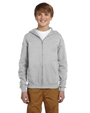 Jerzees Youth Full-Zip Hooded Sweatshirt