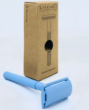 Lilvio Reusable Safety Razor - Baby Blue