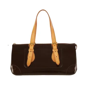 Louis Vuitton Deep Purple Vernis Top Handle Bag