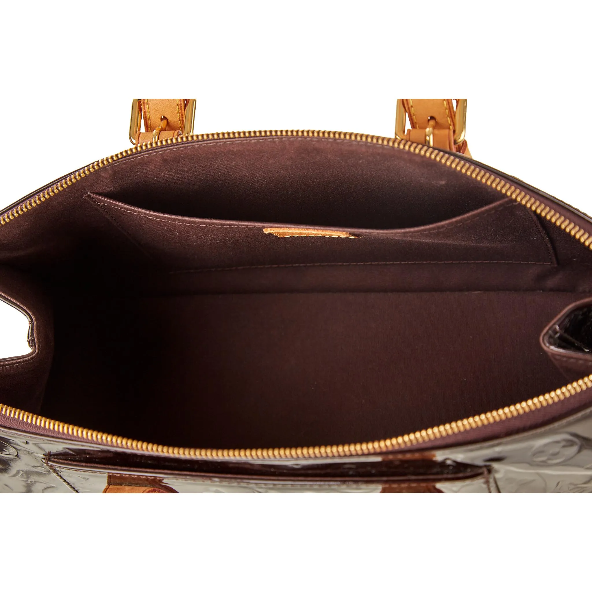 Louis Vuitton Deep Purple Vernis Top Handle Bag