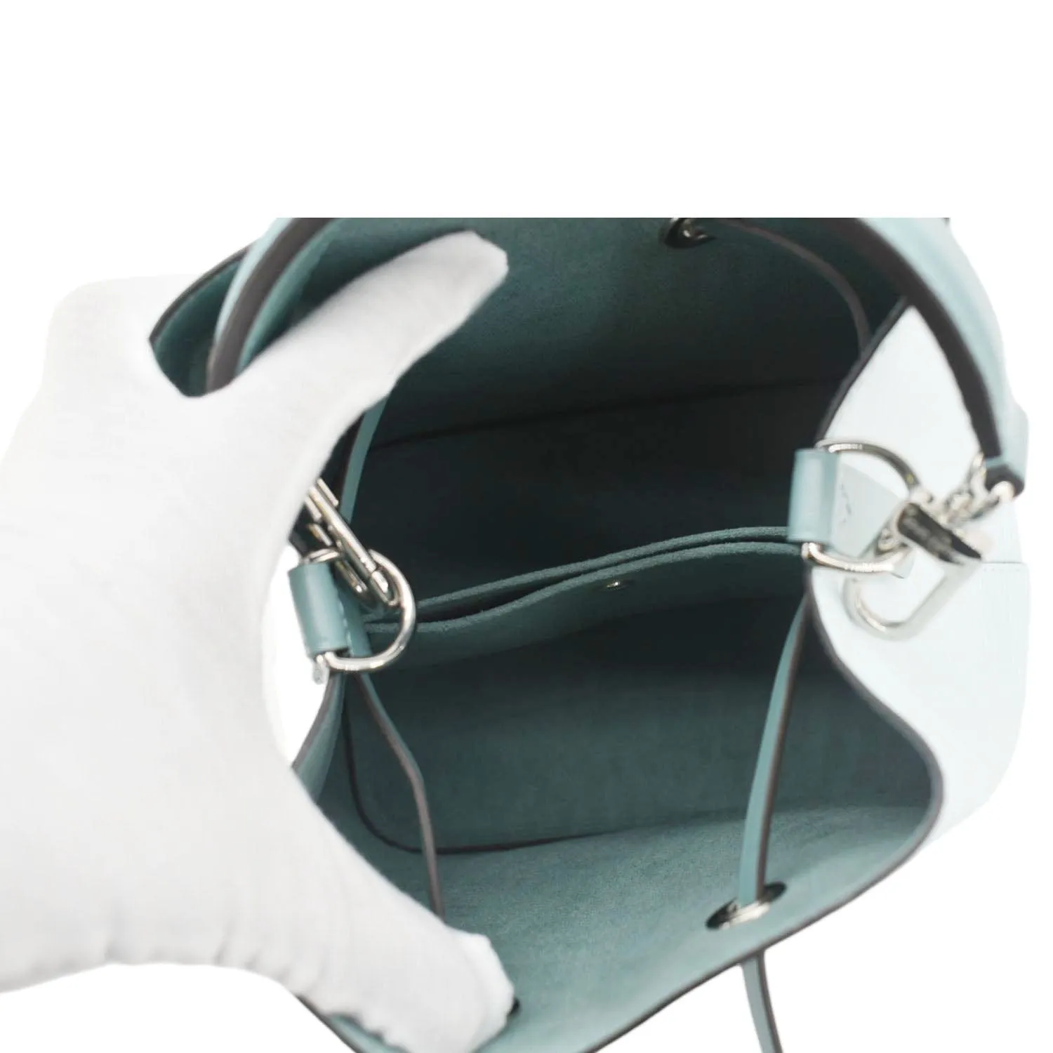 LOUIS VUITTON NeoNoe BB Epi Leather Shoulder Bag Light Blue