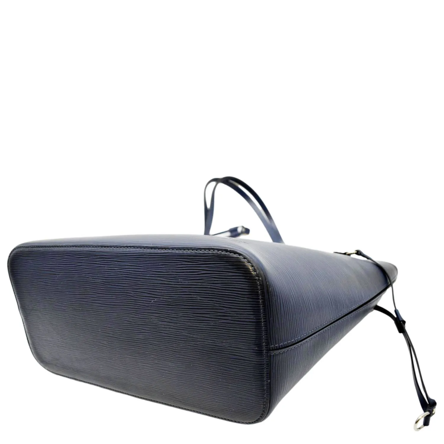 LOUIS VUITTON Neverfull MM Epi Leather Tote Shoulder Bag Blue