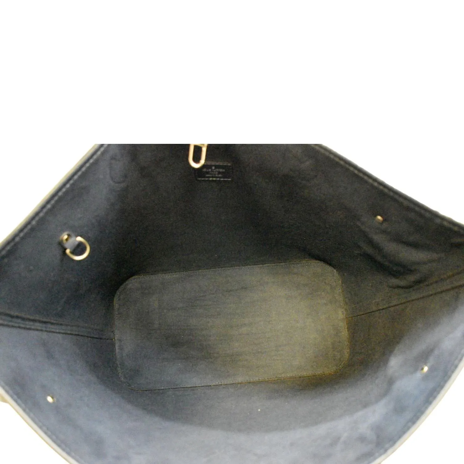 LOUIS VUITTON Neverfull MM Epi Leather Tote Shoulder Bag Blue