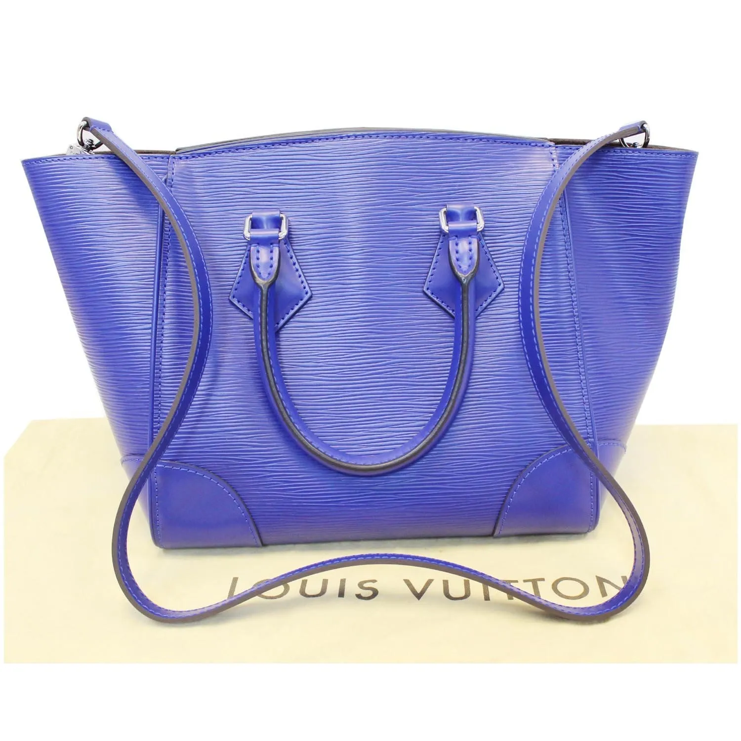 LOUIS VUITTON Phenix PM Epi Leather Shoulder Bag Blue - 25% OFF