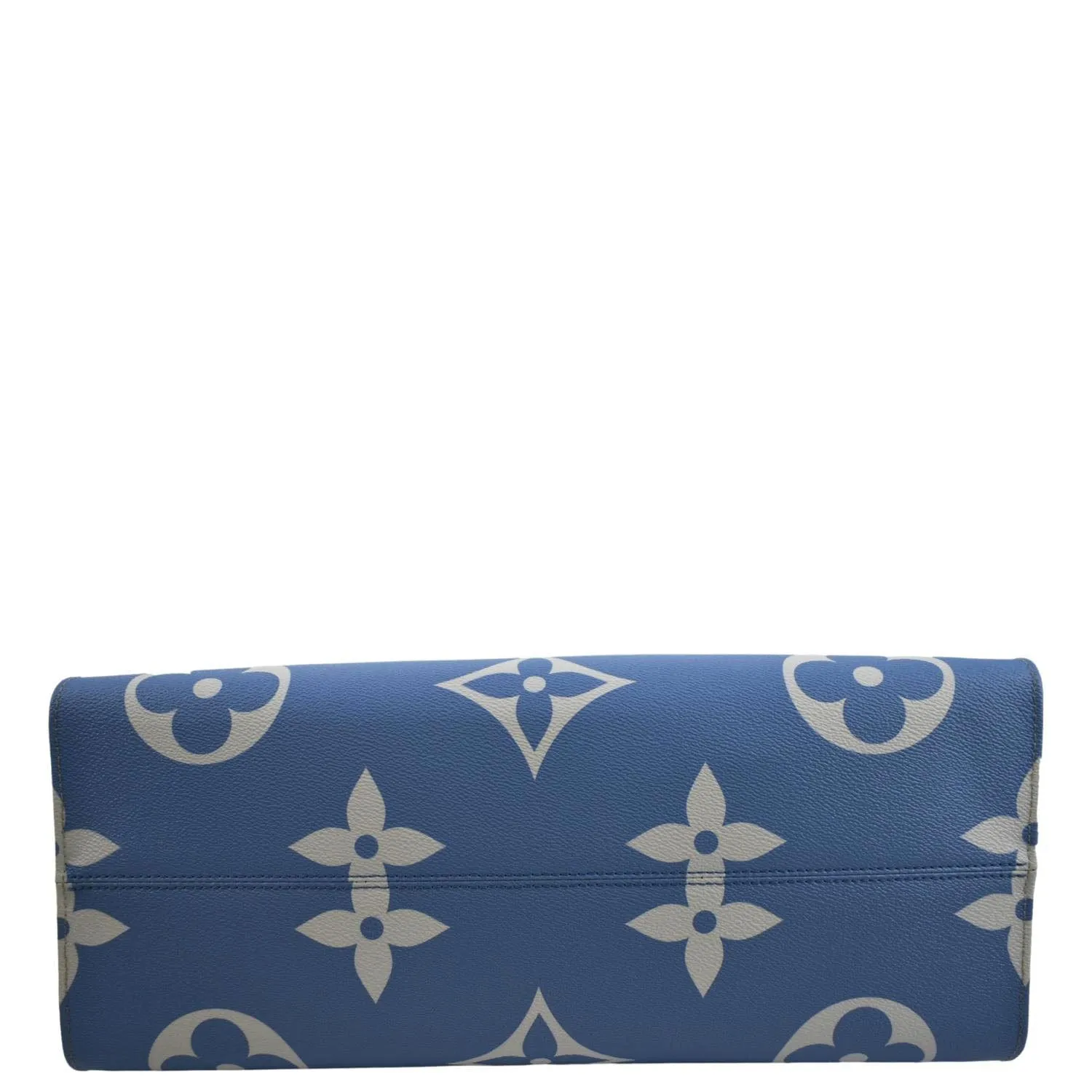 LOUIS VUITTON Pool Onthego GM Monogram Canvas Shoulder Bag Light Blue