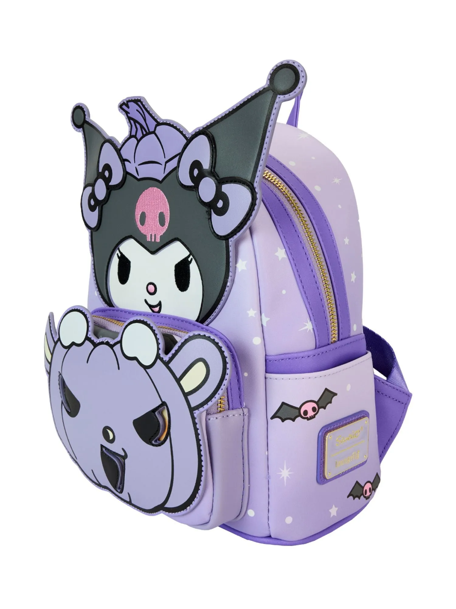 Loungefly x Sanrio Hello Kitty Kuromi Pumpkin Mini Backpack