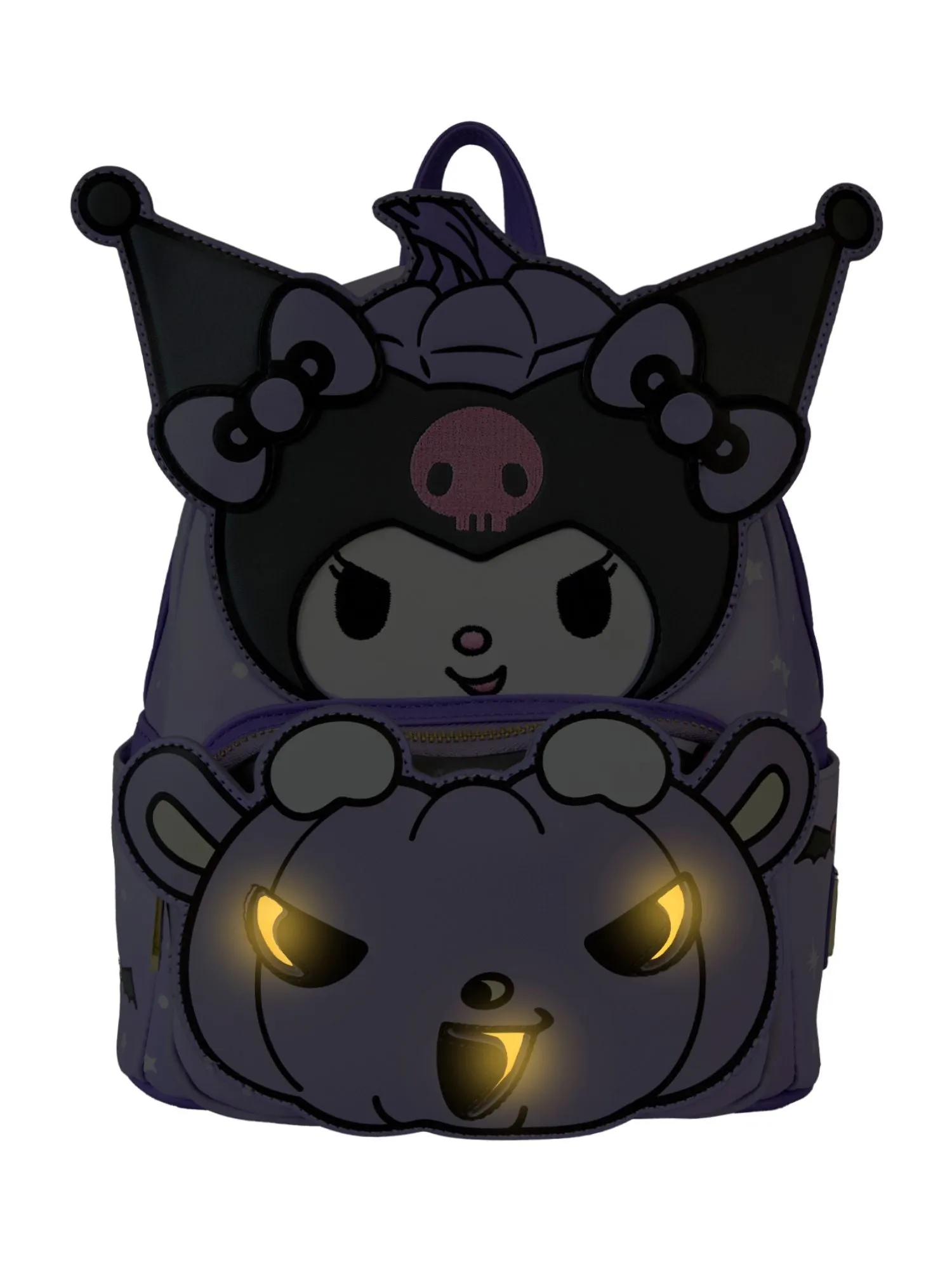 Loungefly x Sanrio Hello Kitty Kuromi Pumpkin Mini Backpack