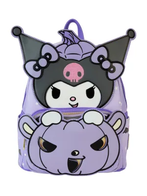 Loungefly x Sanrio Hello Kitty Kuromi Pumpkin Mini Backpack