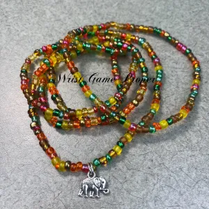 Lucky Elephant Waist Bead Set