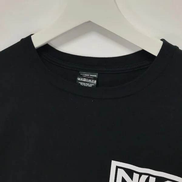 [M] Number Nine NIN Logo Tee Black