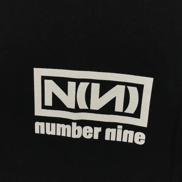[M] Number Nine NIN Logo Tee Black