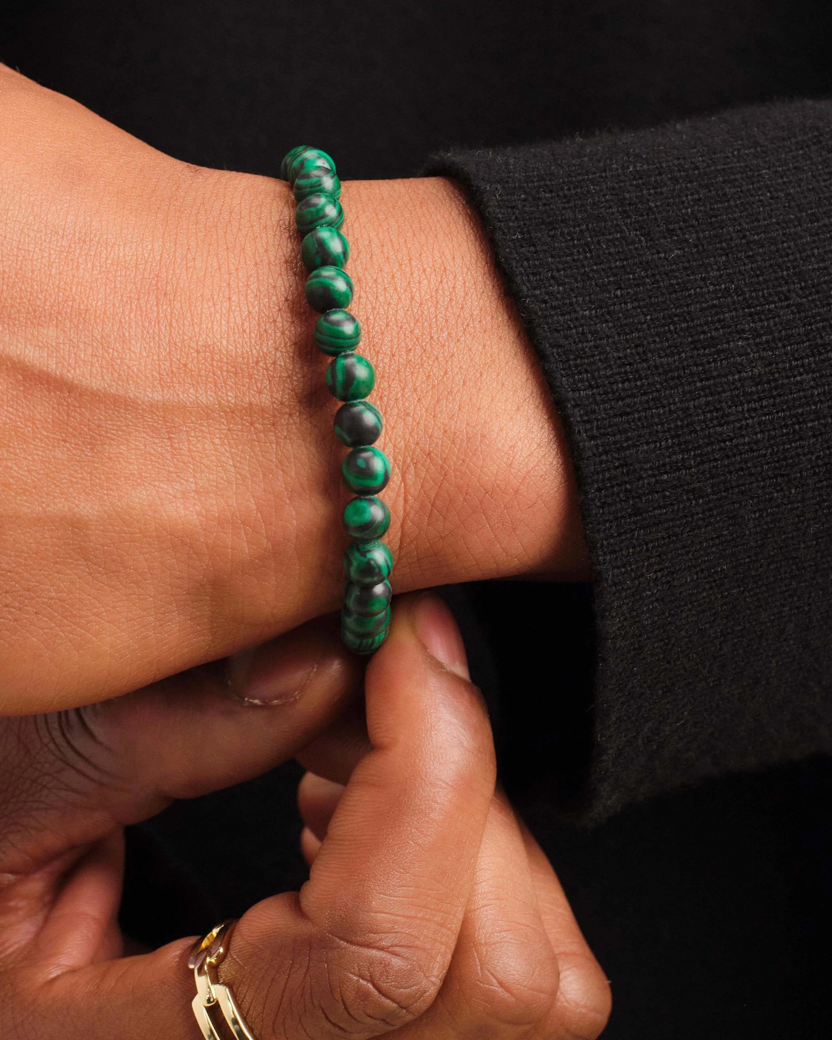 Malachite Beaded Bracelet