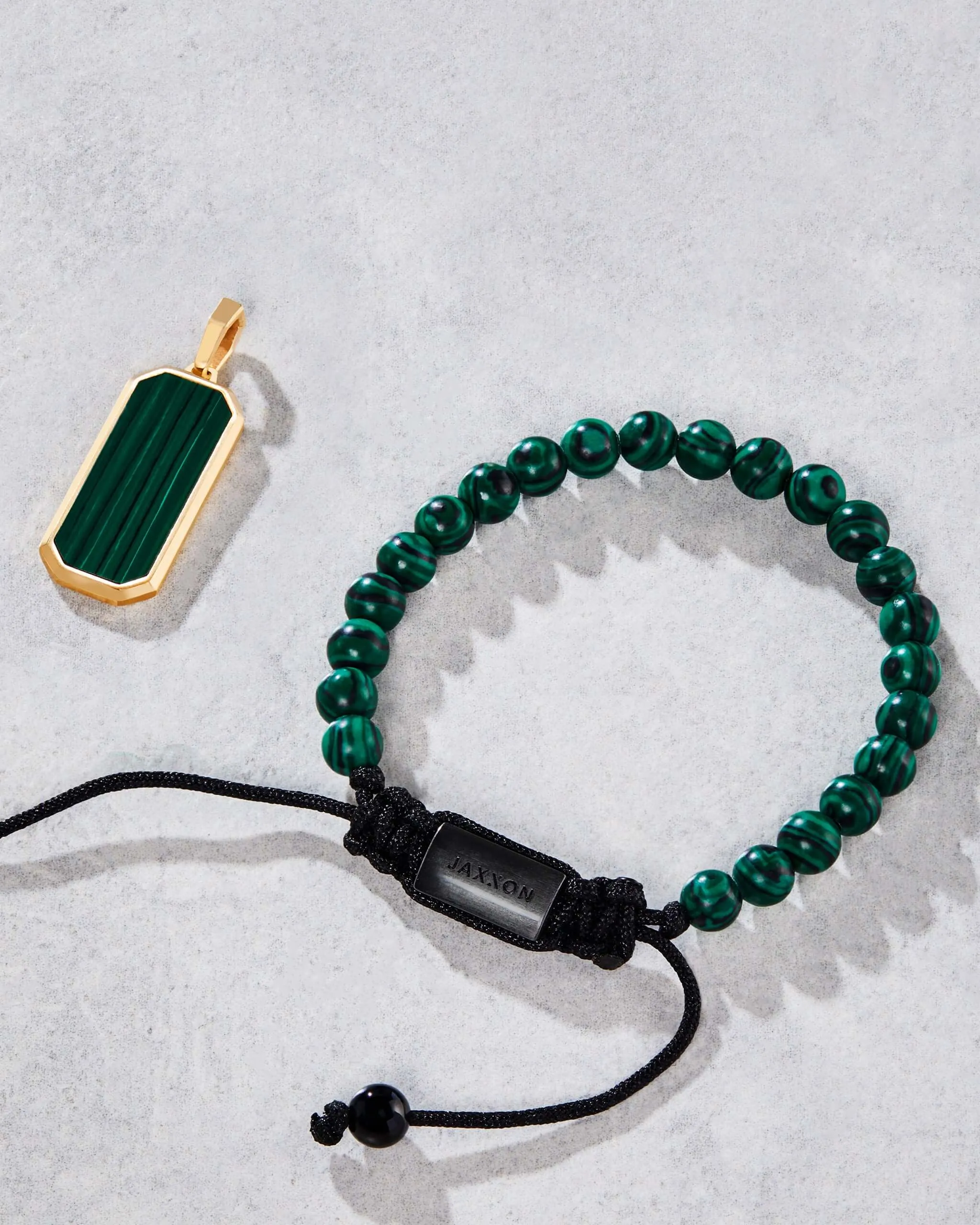 Malachite Beaded Bracelet