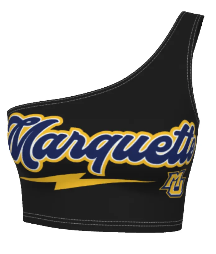 Marquette Lightning One Shoulder Top