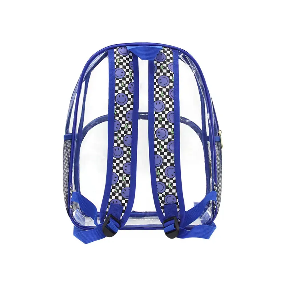 Mavi Bandz Varsity Clear Backpack- Blue