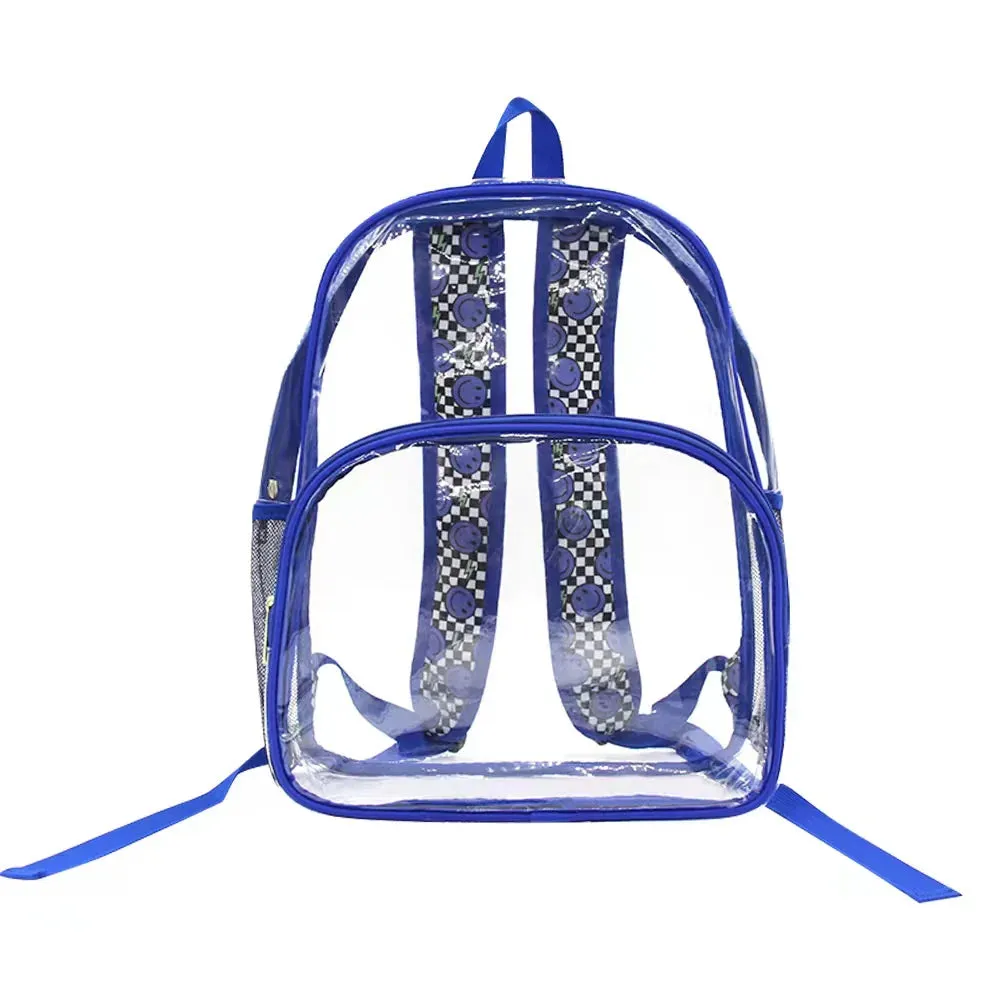 Mavi Bandz Varsity Clear Backpack- Blue