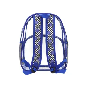 Mavi Bandz Varsity Clear Backpack- Blue