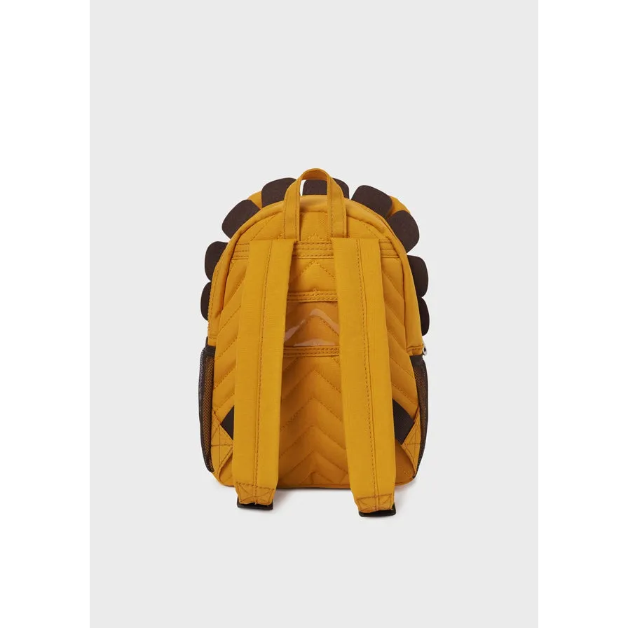 Mayoral Orange Lion Baby Backpack