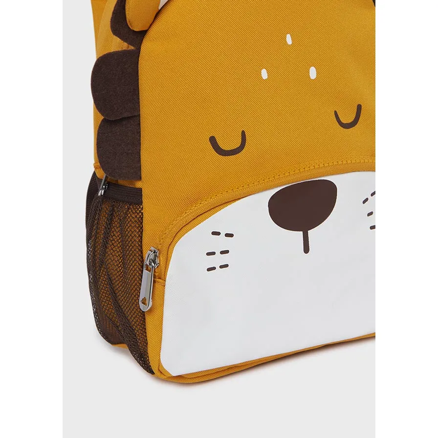 Mayoral Orange Lion Baby Backpack