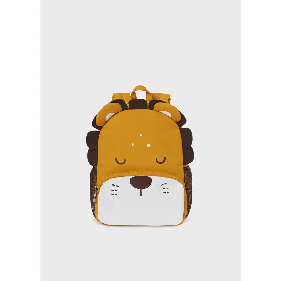 Mayoral Orange Lion Baby Backpack