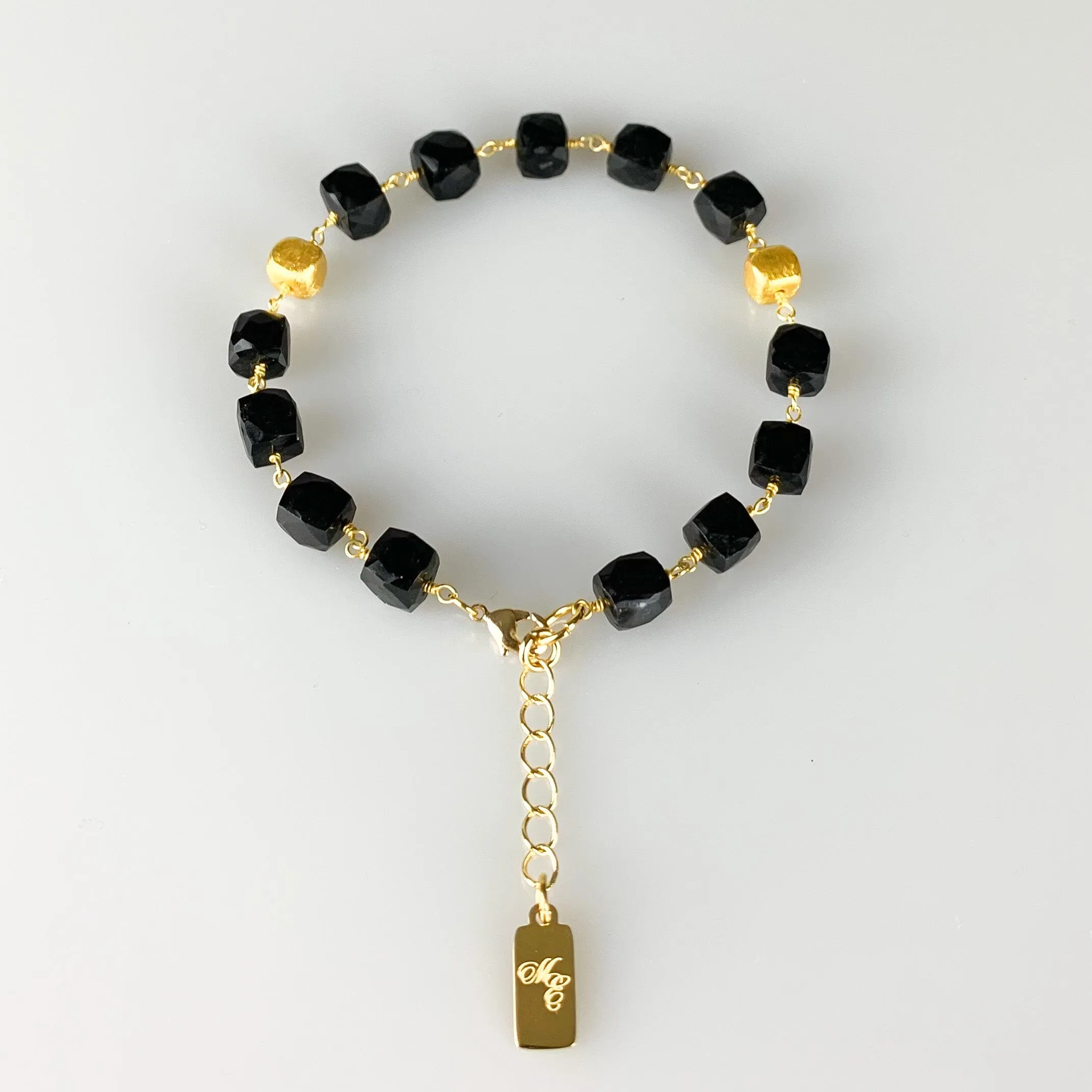 ME™ Gemstone Chain Bracelet - Black