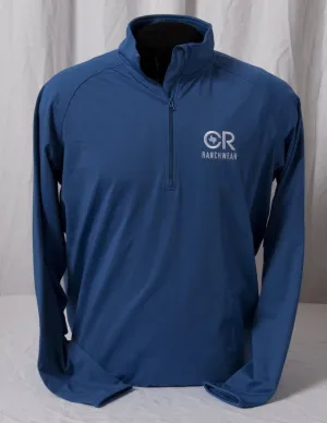 Men' Blue 1/2 Zip Pullover