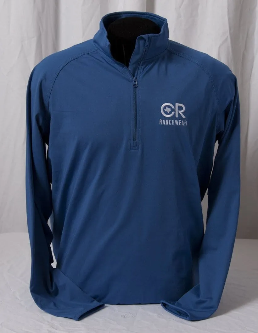 Men' Blue 1/2 Zip Pullover