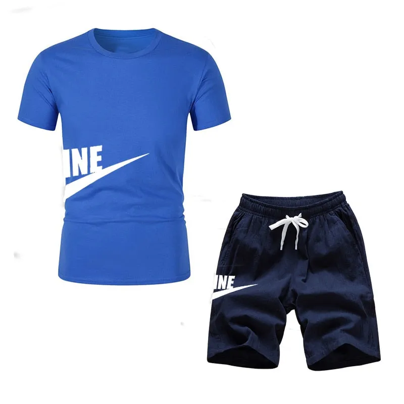 Men Summer Fitness Suit