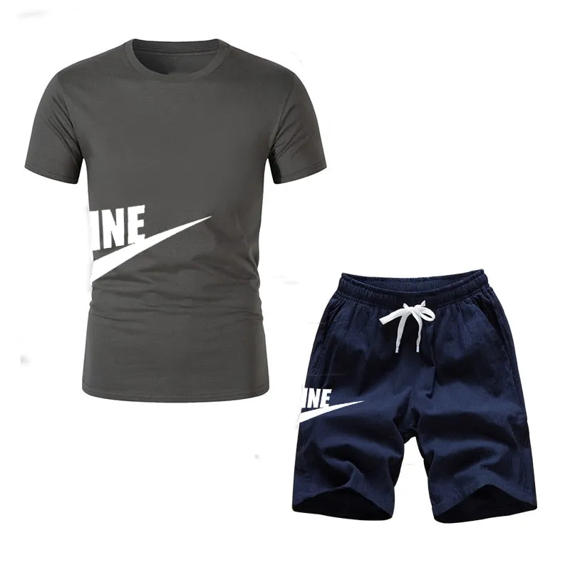 Men Summer Fitness Suit